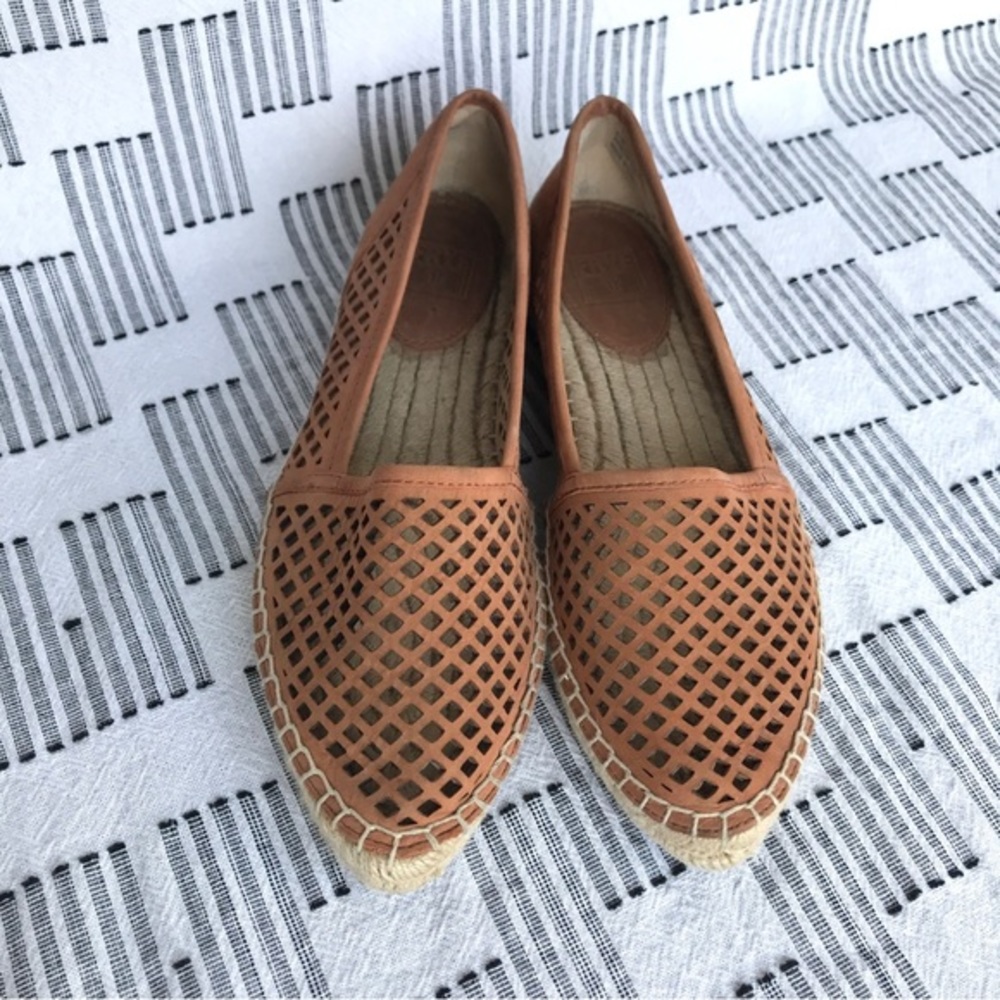 FRYE // Lee A Line Perf Espadrille Flat Mocassin Size 8.5 - Picture 3 of 11